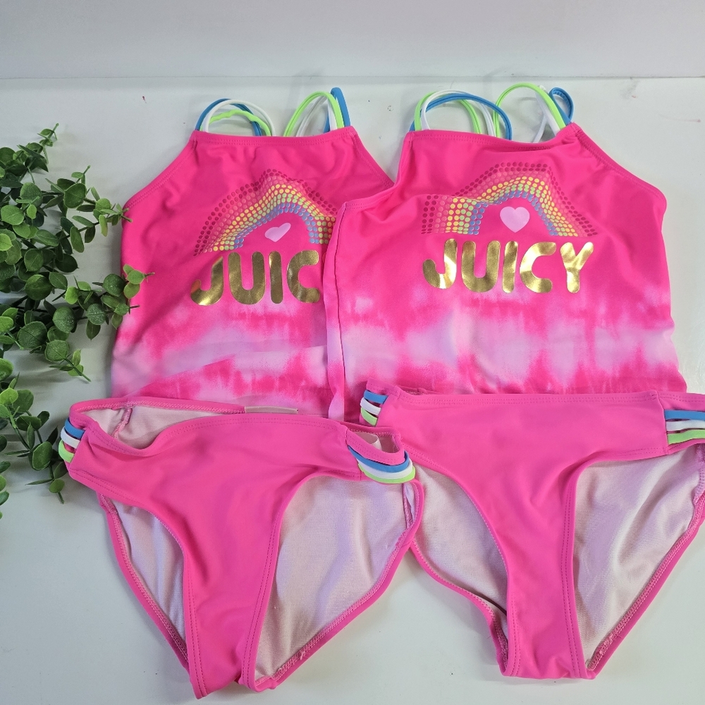 Juicy Couture Pink 2pc Swimsuits